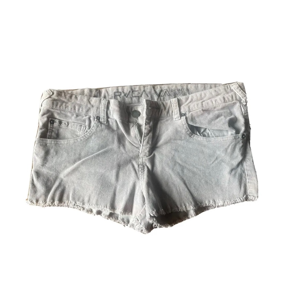 RVCA Shorts Womens Size 28 Corduroy Gray Shorts